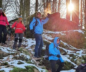 group hike